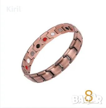 Титаниева магнитна гривна за високо кръвно от неръждаема стомана, снимка 5 - Гривни - 27504810