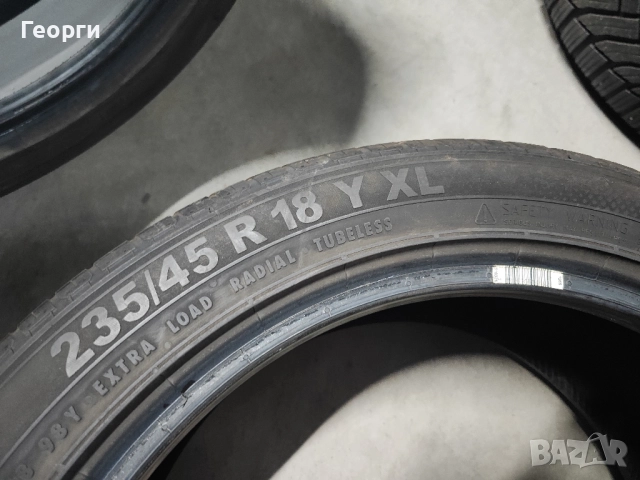 2бр.летни гуми 235/45/18 Semperit, снимка 4 - Гуми и джанти - 52466718