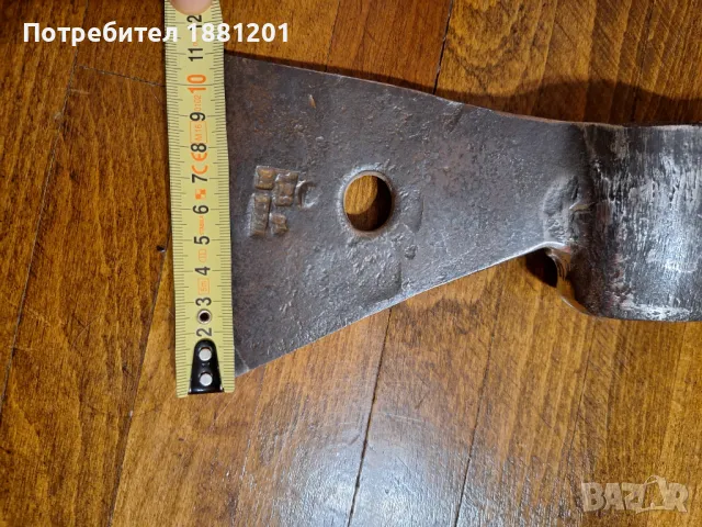 Стара немска брадва 70лв, снимка 5 - Антикварни и старинни предмети - 47964597