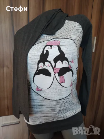 Дамска пижама с пингвини 23лв, снимка 2 - Пижами - 48075975