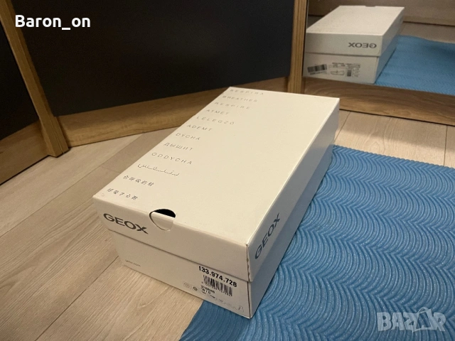 Мъжки мокасини Geox 41,5 , снимка 7 - Мокасини - 53507357