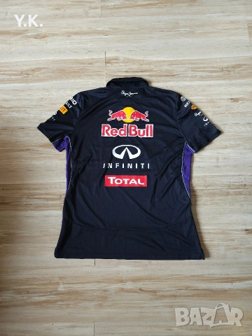 Оригинална мъжка тениска с яка Pepe Jeans x Red Bull Racing F1 Team, снимка 3 - Тениски - 53870638