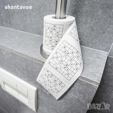 Тоалетна хартия Судоку, снимка 3 - Подаръци за мъже - 49370054