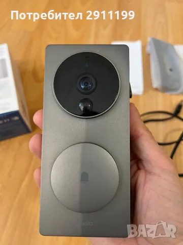 Безжичен смарт домофон / звънец Aqara, снимка 7 - Друга електроника - 50371418