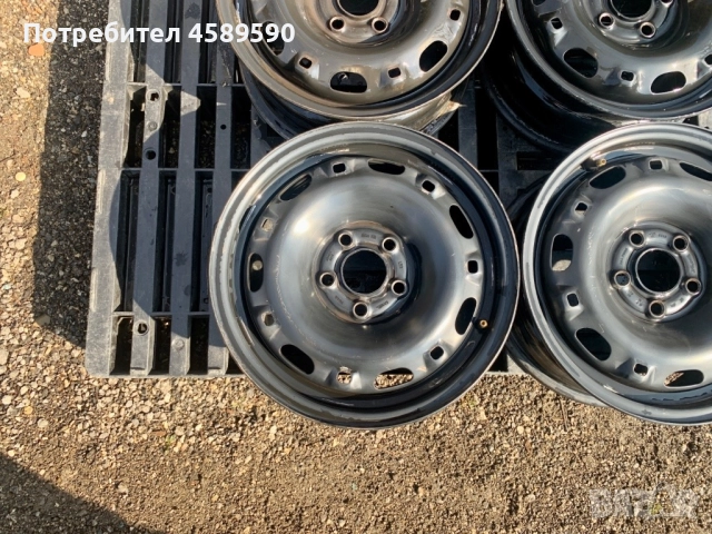4бр.Оригинални железни джанти 14цола 5x100 за Vw,Skoda,Seat, снимка 5 - Гуми и джанти - 51803987