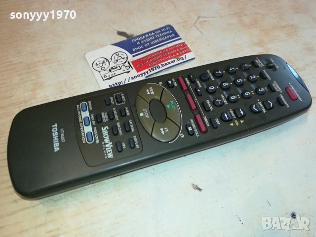 TOSHIBA VT-858G VTR/TV REMOTE CONTROL-ВНОС SWISS 0702241121, снимка 6 - Дистанционни - 44175523