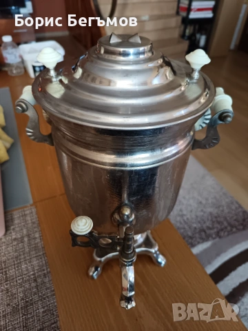 Самовар Руски работи, снимка 2 - Антикварни и старинни предмети - 53626696
