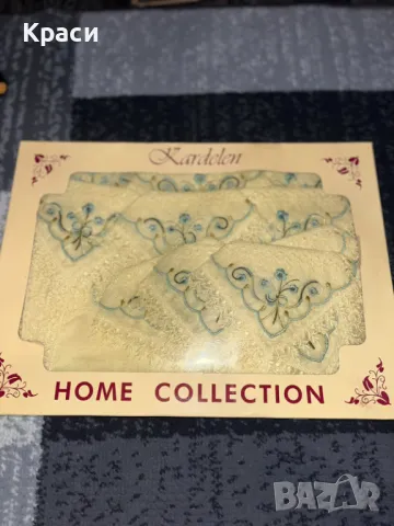 Луксозен турски комплект с изящно ръчно бродирани цветя.