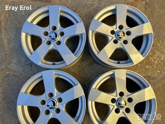 14 джанти 5х100 Skoda Fabia Octavia 5х100 VAG Шкода Фабиа Октавия, снимка 2 - Гуми и джанти - 53300748