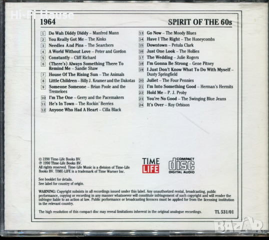 The spirit of the 60-1964, снимка 2 - CD дискове - 36197378