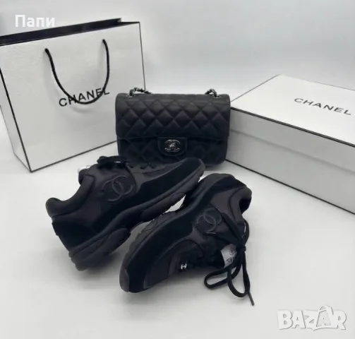 Дамски комплект маратонки и чанта Chanel 