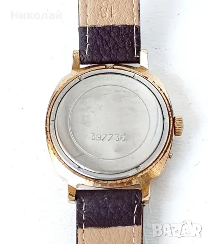 Slava Слава позлатен мъжки механичен часовник с ръчно навиване, снимка 9 - Мъжки - 50043080