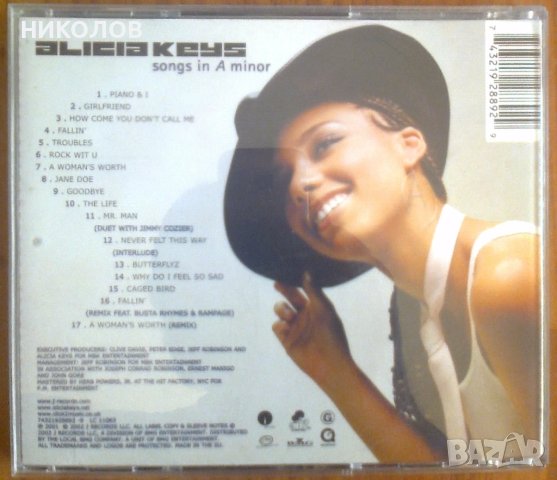 ОРИГИНАЛЕН ДИСК НА ALICIA KEYS, снимка 7 - CD дискове - 42148588