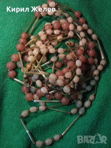 ЕФЕКТНО МАРКОВО МОДНО ХЕНД МЕЙД АРТ КОЛИЕ ЕСТЕСТВЕНИ ПОЛУСКЪПОЦЕННИ КАМЪНИ ШЛИФОВАНИ и БРОНЗ 34726, снимка 12 - Колиета, медальони, синджири - 39200502