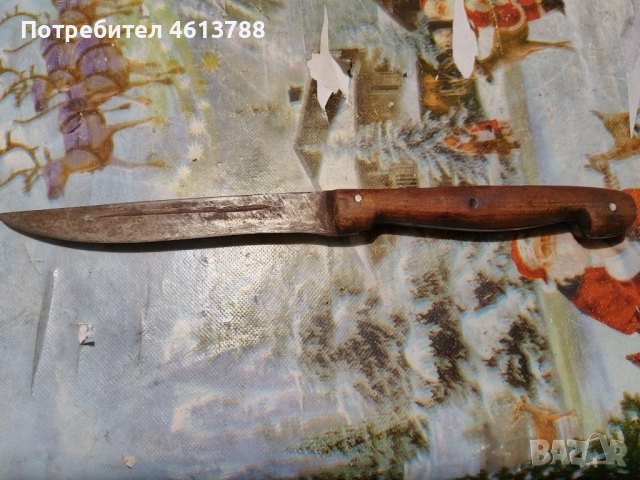  Стар нож, снимка 4 - Антикварни и старинни предмети - 52893224