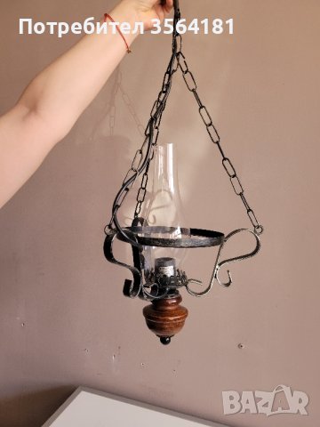красив абажур , снимка 3 - Лампи за таван - 42004958