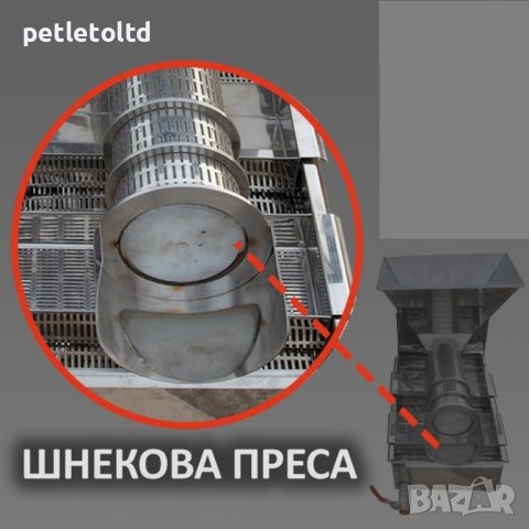 Шнекова преса - екструдер за восъчни разпечатки Р 100 (Украйна), снимка 4 - За пчели - 27980403