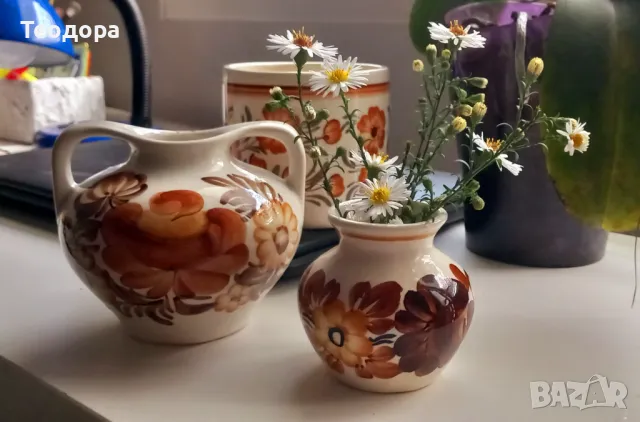  Ръчно рисувани вазички Koło, снимка 2 - Антикварни и старинни предмети - 47484490