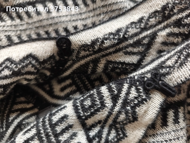 Оригинално пончо от Перу 100% алпака, снимка 6 - Жилетки - 52772192