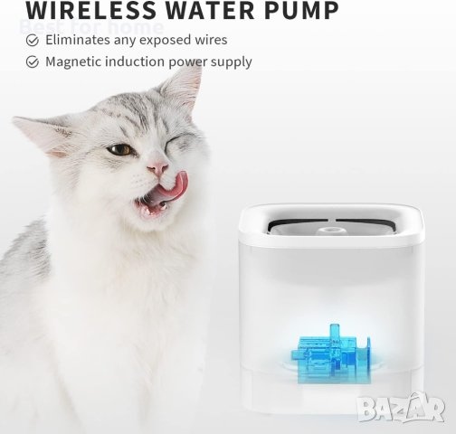 PETKIT Eversweet SOLO SE Безжичен интелигентен фонтан за вода 1.8L, снимка 6 - За котки - 42459823