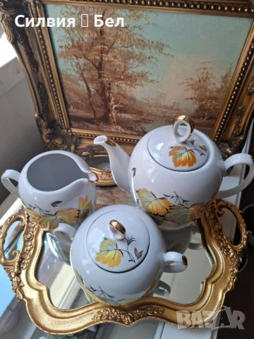 Комплект* ретро *порцелан , снимка 6 - Прибори за хранене, готвене и сервиране - 50942844