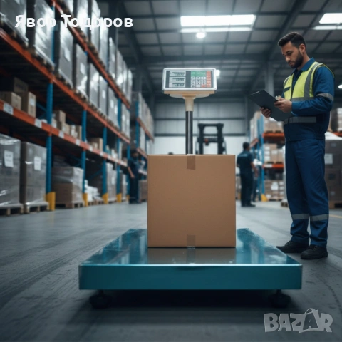 Електронен кантар с платформа до 1000 кг, снимка 5 - Везни - 53801628