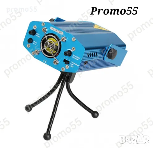 Мини Диско Парти Лазерен Проектор Свелинни Ефекти в такт с Музиката, снимка 2 - Други - 48352961