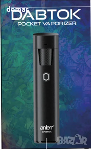 Вейп Dabtok Dab Vaporizer, 3 степени, кварцова стъклена камера, магнитен мундщук (без никотин)