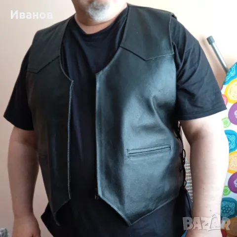 Кожен елек, снимка 7 - Други - 49975156