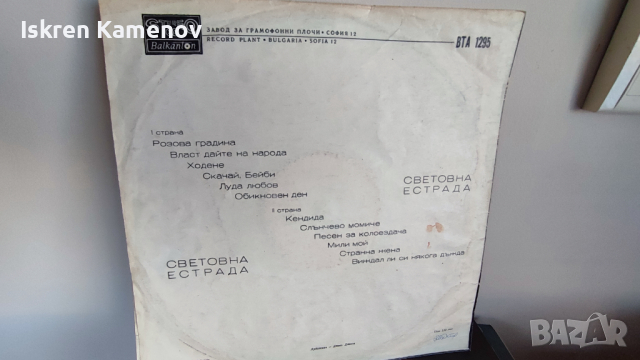 Грамофонни плочи 1, снимка 3 - Грамофонни плочи - 36239431