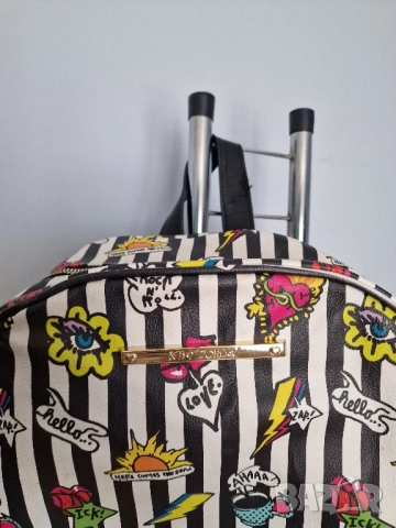 Страхотна дамска раница BETSY JOHNSON , голям размер, снимка 14 - Раници - 52349041