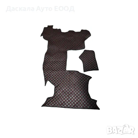 Черни кожени стелки за Комбиниран багер Хидромек Алфа Caterpillar Еxcavator Alfa , автоматик, снимка 2 - Аксесоари и консумативи - 50274004