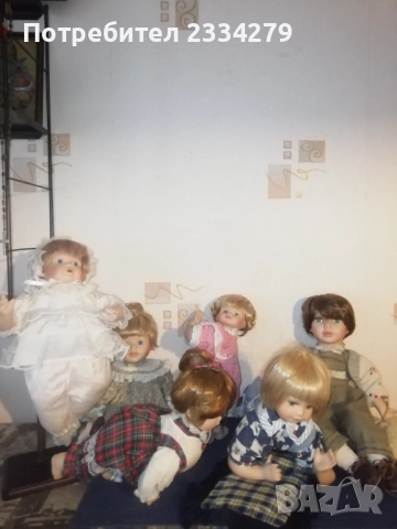  Порцеланови кукли,колекционерски, дължина 32см., снимка 2 - Колекции - 35281925