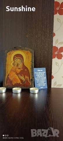 Антична икона от манастира в Атон , снимка 2 - Други ценни предмети - 52680040