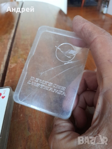 Стари карти за игра Lufthansa, снимка 2 - Други ценни предмети - 52054722