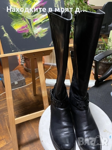 Ботуши естествена кожа, снимка 3 - Дамски ботуши - 52202411