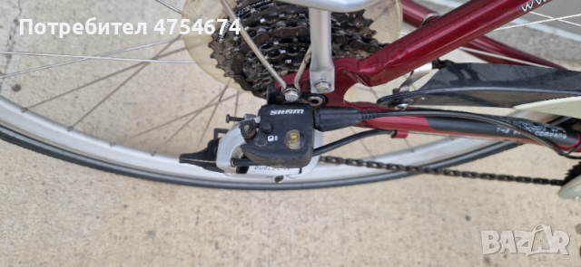 Дамски алуминиев велосипед Winora колело 28", снимка 3 - Велосипеди - 53768262