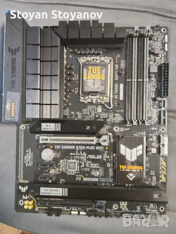 ASUS TUF Gaming B760-Plus WIFI ддр5 LGA 1700 ATX, 4x DDR5, PCIe 5.0, WiFi 6, RGB LGA 1700