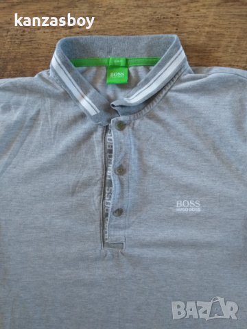 hugo boss green - страхотна мъжка тениска КАТО НОВА , снимка 2 - Тениски - 40125984