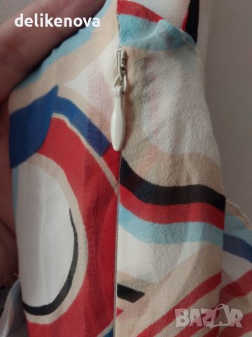 Cacharel. Original. France. 100% двойна коприна, снимка 4 - Корсети, бюстиета, топове - 41117778