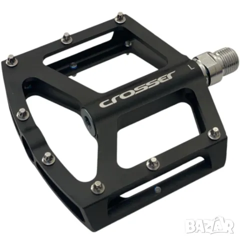 Леки Алуминиеви Педали За Велосипед Crosser K-302 За Подобрена Стабилност И Прецизно Въртене