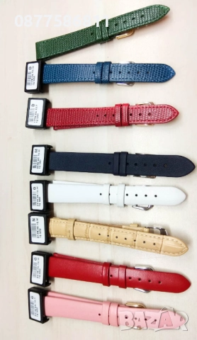 НОВА ЛУКСОЗНА РОЗОВА КАИШКА ЗА ЧАСОВНИК ЕСТЕСТВЕНА КОЖА. РОЗОВИ КАИШКИ ЗА ЧАСОВНИЦИ ROZOVA KAISHKA, снимка 14 - Каишки за часовници - 51612121