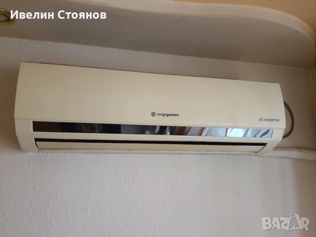 Продавам инверторен климатик Nippon 14ka с изгорял компресор