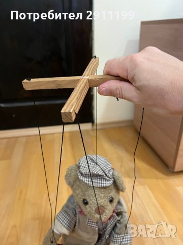 Плюшено мече – марионетка, снимка 4 - Други - 42198090