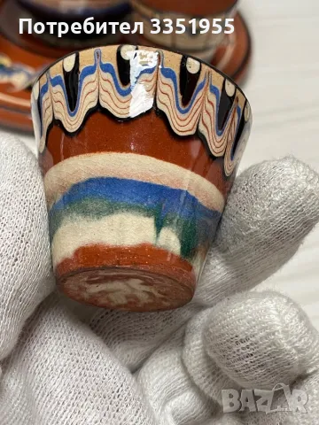 Сервиз за Ракия Троянска Керамика, снимка 3 - Сервизи - 50356278