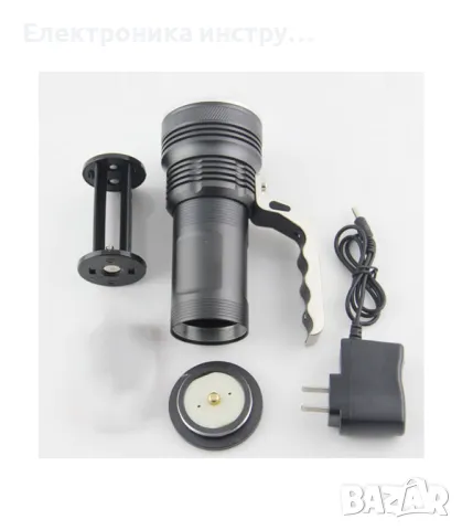 Мощен Cree LED фенер Max 800 лумена, снимка 4 - Лед осветление - 49175877