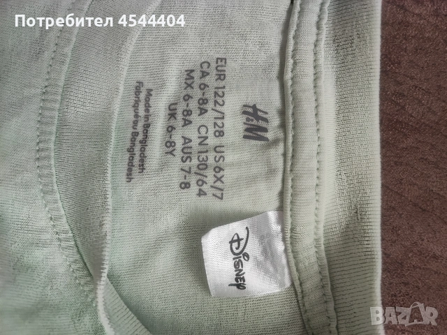 5 детски памучни блузки с мотиви , снимка 3 - Детски Блузи и туники - 53111932