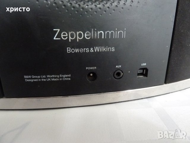 B&W Zeppelin Mini тонколонка, снимка 4 - Тонколони - 41775869