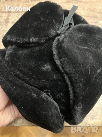 Зимен калпак с ушанки руски нов размер 60, снимка 4 - Шапки - 50509077