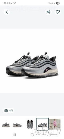 Дамски маратонки Nike Air Max 97, снимка 4 - Маратонки - 52239399